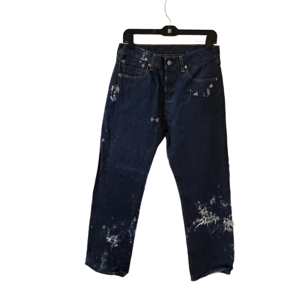 Levi's 501 Custom Distressed Jeans SIZE 33x32